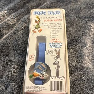 Vintage Looney Tunes LCD Quartz Pop-Up Watch